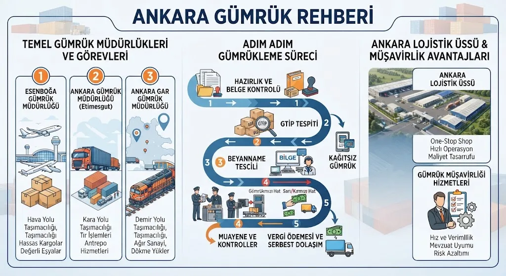 Ankara Gümrük Rehberi: Müdürlükler, Süreçler ve Müşavirlik Hizmetleri - Ankara gümrük müşavirliği ve dış ticaret rehberi